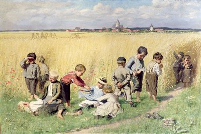 Huonekalut ja erilaiset esineet 1100- ja 1300-luvuilta tekijältä Emile Claus