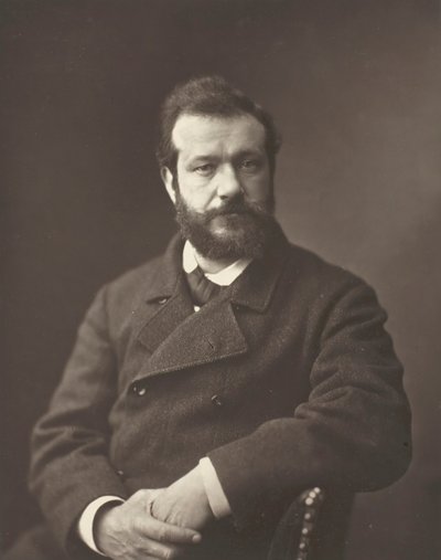 Félix Henri Bracquemond ranskalainen taidemaalari ja taidegraafikko, 1833-1914, 187578. tekijältä Emile Courtin