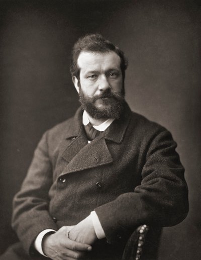 Félix Henri Bracquemond. Muotokuva. tekijältä Emile Courtin