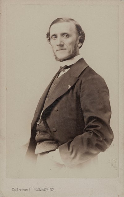 Pianisti ja säveltäjä Jean-Henri Ravinan muotokuva 1818-1906. tekijältä Emile Desmaisons