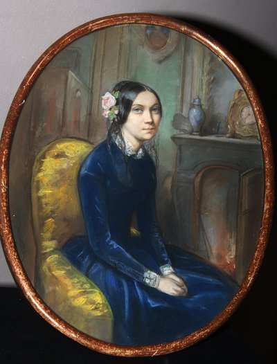 Dahlia Poletican muotokuva, 1848 tekijältä Emile Francois Dessain