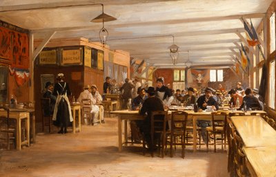 Kahvila tekijältä Emile Georges Weiss