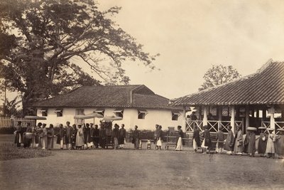 Hääkulkue, Cochin Kiina, 1866. tekijältä Emile Gsell