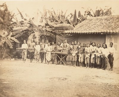 Kambodžan prinssi ja hänen seuraajansa, 1866. tekijältä Emile Gsell