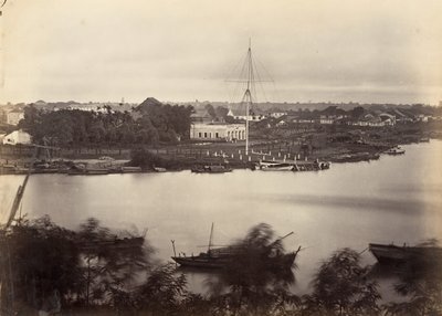 Näkymä Saigonin arkista nro 1, 1866. tekijältä Emile Gsell