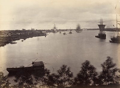 Näkymä Saigonin arkista nro 3, 1866. tekijältä Emile Gsell