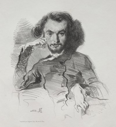 Charles-Pierre Baudelaire, 1844. tekijältä Emile Isidore Deroy