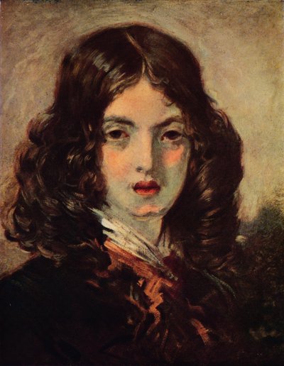 Pikku punainen kerjäläinen, c1843, 1939 tekijältä Emile Isidore Deroy