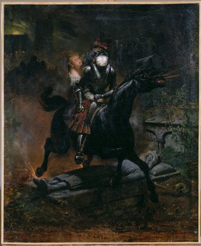 Balladi Leonoresta, 1839 tekijältä Emile Jean Horace Vernet