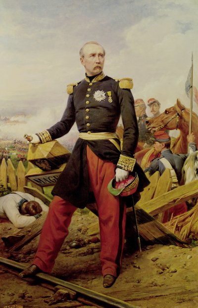 Comte Maurice de MacMahon (1808-93), 1860 tekijältä Emile Jean Horace Vernet