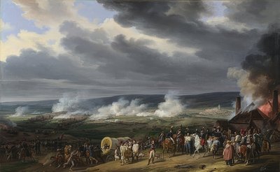 Jemappesin taistelu. 1821 tekijältä Emile Jean Horace Vernet