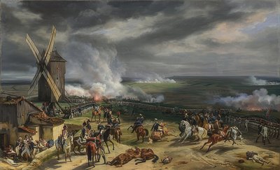 Valmyn taistelu. 1826 tekijältä Emile Jean Horace Vernet
