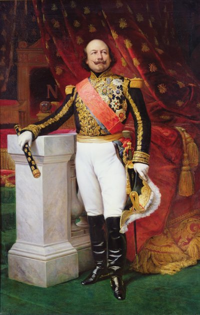 Francois Certain de Canrobert (1809 - 1895), Imperiumin marsalkka tekijältä Emile Jean Horace Vernet