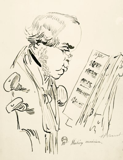 Jacques Fromental Elie Levyn muotokuva, joka tunnetaan nimellä Halevy (Pariisi tekijältä Emile Jean Horace Vernet