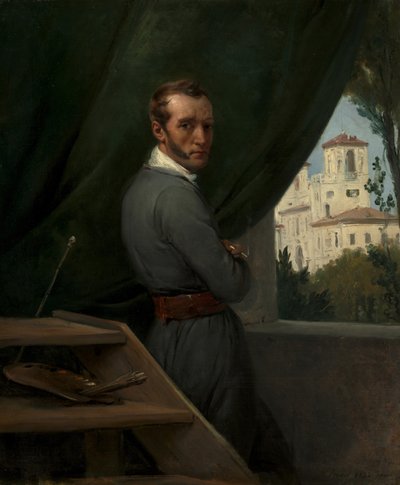 Omakuva Roomassa, 1832 tekijältä Emile Jean Horace Vernet