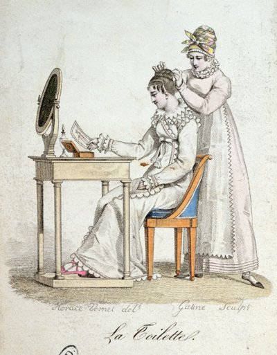 Pukeutumispöytä, n. 1816 tekijältä Emile Jean Horace Vernet