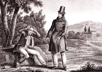 Kurja menettää aarteensa, La Fontainen Fable tekijältä Emile Joseph Alexandre Gouget
