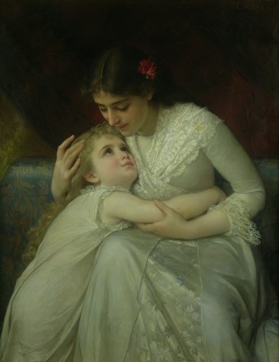 Äiti ja lapsi tekijältä Emile Munier