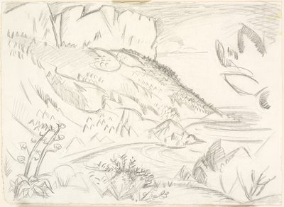 Cap Canaille ved Cassis. tekijältä Emile Othon Friesz