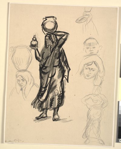 Vettä kantavan naisen tutkimukset. Portugali tekijältä Emile Othon Friesz