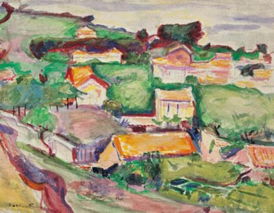 Näkymä kylään päin tekijältä Emile Othon Friesz
