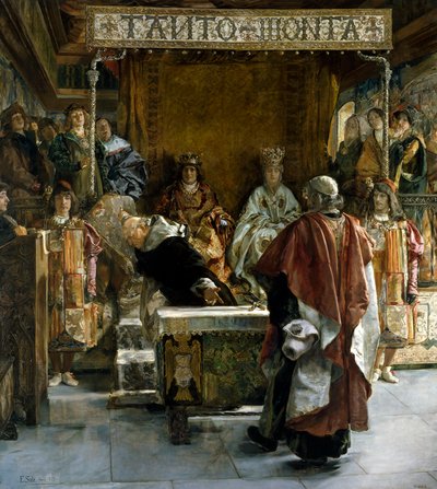 Juutalaisten karkottaminen Espanjasta (vuonna 1492), 1889 tekijältä Emilio Sala Francés