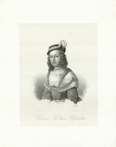 Leonora Christina, kreivitär Ulfeldt 1621-1698, 1847. tekijältä Emilius Ditlev Baerentzen