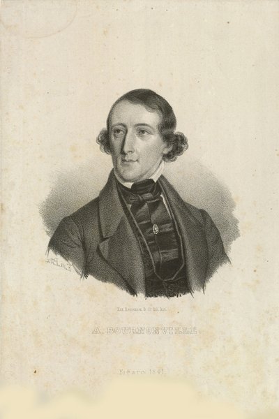 August Bournonvillen muotokuva 1805-1879, 1842. tekijältä Emilius Ditlev Baerentzen
