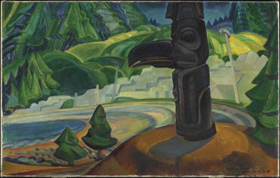 Skidegate, Graham Island, Brittiläinen Kolumbia tekijältä Emily Carr