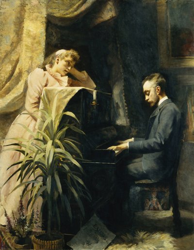 Pianolla, 1891 tekijältä Emma Sparre