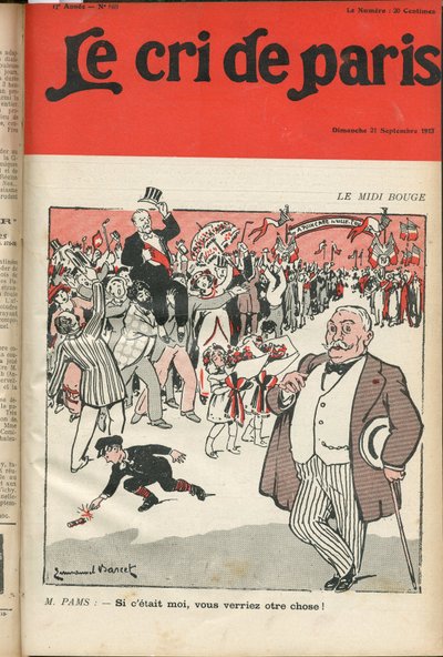 Kansi "Le Cri de Paris" tekijältä Emmanuel Barcet