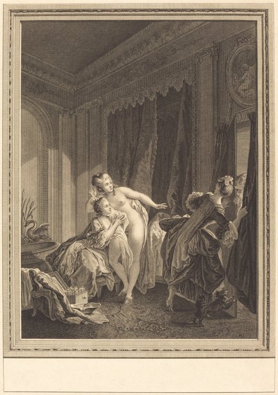 Ilta tekijältä Emmanuel Jean Nepomucène de Ghendt after Pierre Antoine Baudouin