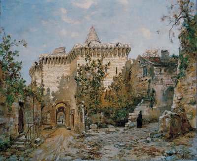 Portti Lochesin linnaan. 1888 (öljy kankaalle) tekijältä Emmanuel Lansyer