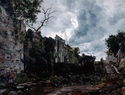 Chateau de Clissonin pääportti, 1884 tekijältä Emmanuel Lansyer