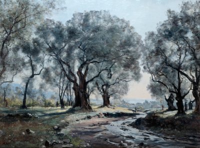 Vallonetin vuoristovirta, 1892 tekijältä Emmanuel Lansyer