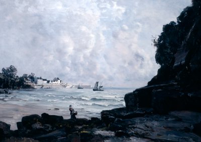 Douarnenezin satama, 1884 tekijältä Emmanuel Lansyer