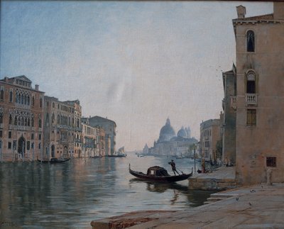 Venetsia, Canal Grande, syyskuu 1892 (öljy kankaalle) tekijältä Emmanuel Lansyer
