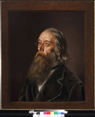 Vasili Aleksejevitš Jelagin (Elaguine) (1818-1879) muotokuva Dmitriev-Mamonovista, Emmanuil Aleksandrovitšista (1824-1880). Öljy kankaalle tekijältä Emmanuil Alexandrovich Dmitriev Mamonov