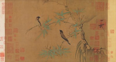 Peippoja ja bambua, 1100-luvun alku. tekijältä Emperor Huizong
