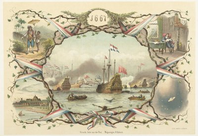 Matka Chathamiin ja kuninkaallisen Kaarlen valloitus, 1667 tekijältä Emrik and Binger