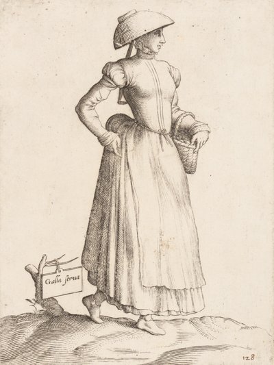 Pukulevy: Galla Serva, n. 1557-58. tekijältä Enea Vico