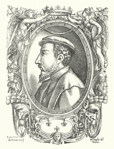 Henrik II, Ranskan kuningas tekijältä Enea Vico