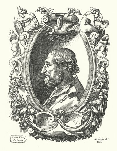Ludovico Ariosto, italialainen renessanssirunoilija tekijältä Enea Vico