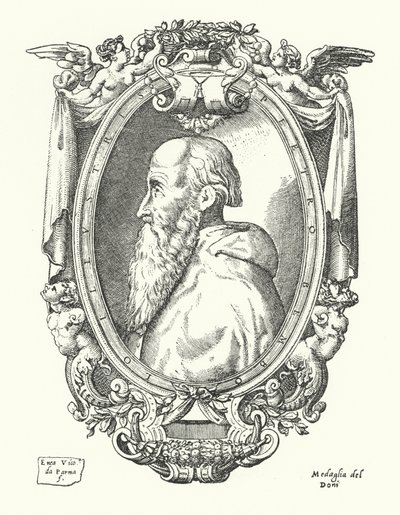 Pietro Bembo, italialainen tutkija, runoilija ja kardinaali tekijältä Enea Vico
