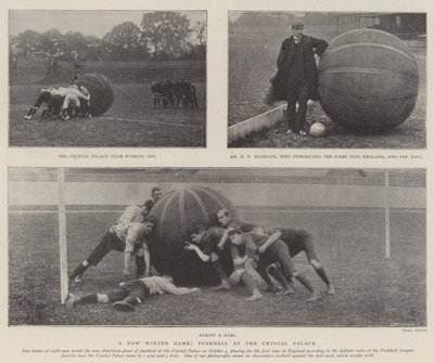 Uusi talvipeli, Pushball at Crystal Palace tekijältä English Photographer