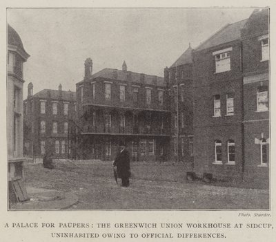 Köyhien palatsi, Greenwich Union Workhouse Sidcupissa, asumaton virallisten erojen vuoksi tekijältä English Photographer