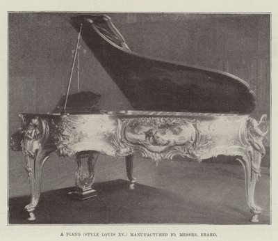 Piano (tyyli Louis XV), valmistaja Messers Erard tekijältä English Photographer