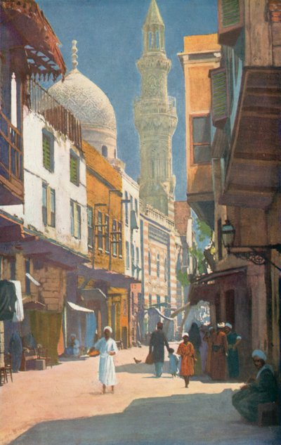 Katu Kairossa, Egyptissä (värikuva) tekijältä English Photographer