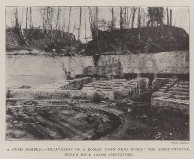 Sveitsin Pompeiji, Roomalaisen kaupungin kaivaukset lähellä Baselia, amfiteatteri, johon mahtui 10 000 katsojaa tekijältä English Photographer