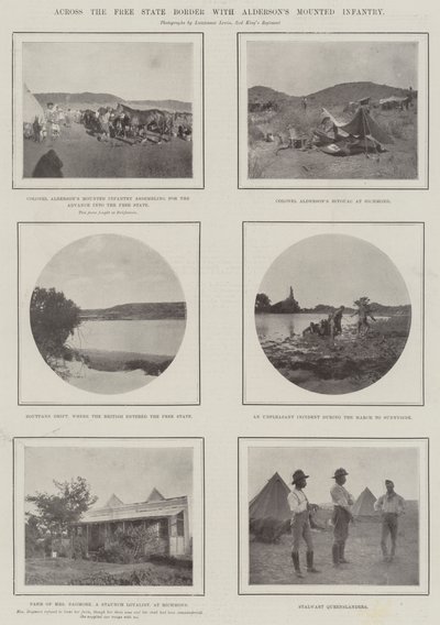 Free State Borderin yli Aldersons-jalkaväen kanssa tekijältä English Photographer